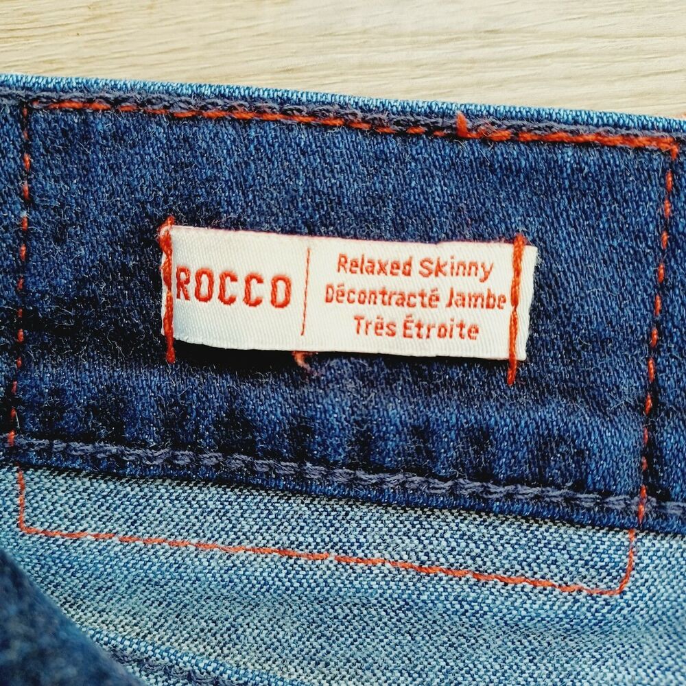 True Religion Rocco Men's Relaxed Skinny Blue Jeans Size 36x33 - Picture 4 of 11